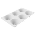 PLAQUE SILICONE 300X175 - 6 volcans vesuvio Ø 80xht40 mm - 85ml