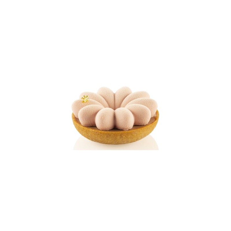 KIT PLAQUE SILICONE - 6 tartelettes bloom Ø 80xht20 mm