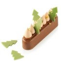 PLAQUE CHABLON SILICONE - 36 sapins 35x25xép2 mm - 36ml (lot de 2)