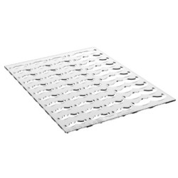 PLAQUE CHABLON SILICONE - 43 moustaches 39x12 et 70x21 mm (lot de 2)