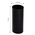 POUBELLE / PORTE PARAPLUIES PLASTIQUE CAP 20 L - NOIR - Ø225 HT 510