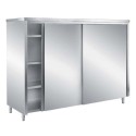 ARMOIRE HAUTE DE RANGEMENT PORTES COULISSANTES