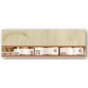 BANDE PANETIERE BOULANGERIE "LE FOURNIL" - 15x5 cm (lot de 10)