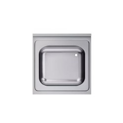 DESSUS DE PLONGE  600X600 1 bac sans égt (bac de 500x400x300)