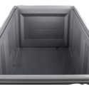 CAISSE PALETTE -  800X1200X790 MM -  480 L - GRIS - 3 SEMELLES