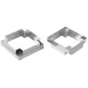 DECOUPOIR A PÂTE INOX POUR CARRE A TARTE