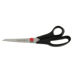 CISEAUX UNIVERSELS INOX poignées noires - LG 210 mm