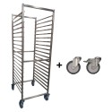 ECHELLE INOX GN 2/1 - 650x530 - 20 N - chape inox