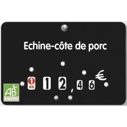 ETIQUETTE BOUCHERIE ARDOISE BIO