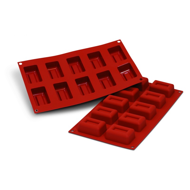 PLAQUE SILICONE SAVARINS RECTANGULAIRES