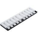 MOULES MINI STICKS GLACE - 10 barres arrondies - 60x20xht18 mm