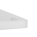PLANCHE A DECOUPER 600X400X20 - COLORIS BLANC avec rigole pour jus