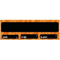 BANDE PANETIERE BOULANGERIE "MOISSON" - 15x5 cm (lot de 10)