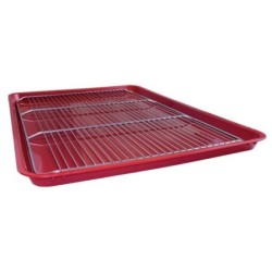 GRILLE INOX POUR PLATEAU - dimensions 520 x 360 mm