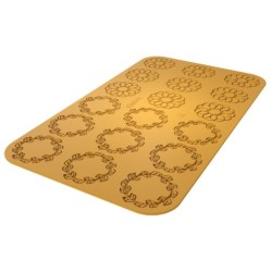 PLAQUE SILICONE 470X270 - 18 couronnes (9 Ø68 + 9 Ø77 mm)