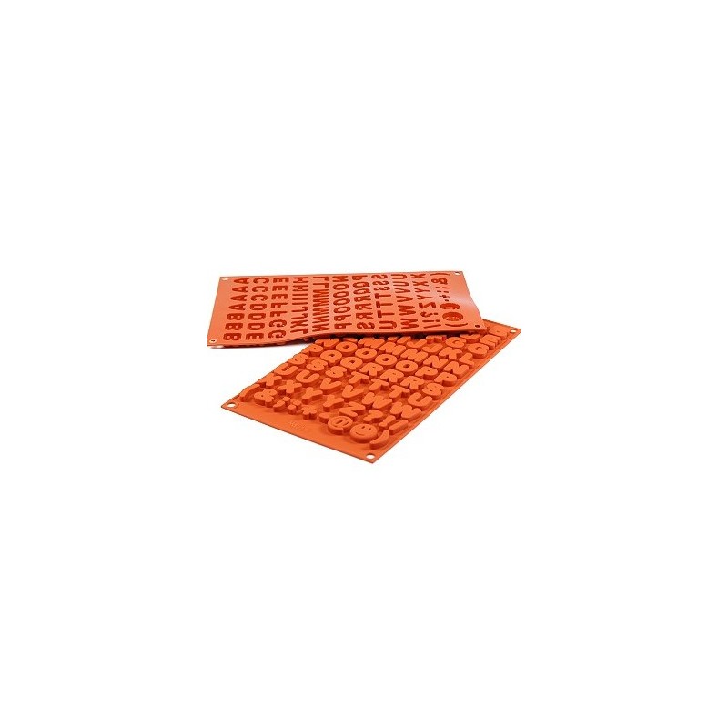 PLAQUE SILICONE 300X175 - 82 lettres et signes
