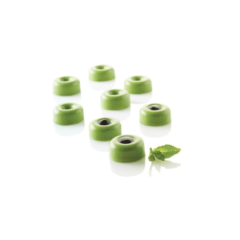 PLAQUE SILICONE 300X175 - 35 micro savarins Ø 26xht12 mm - 5ml