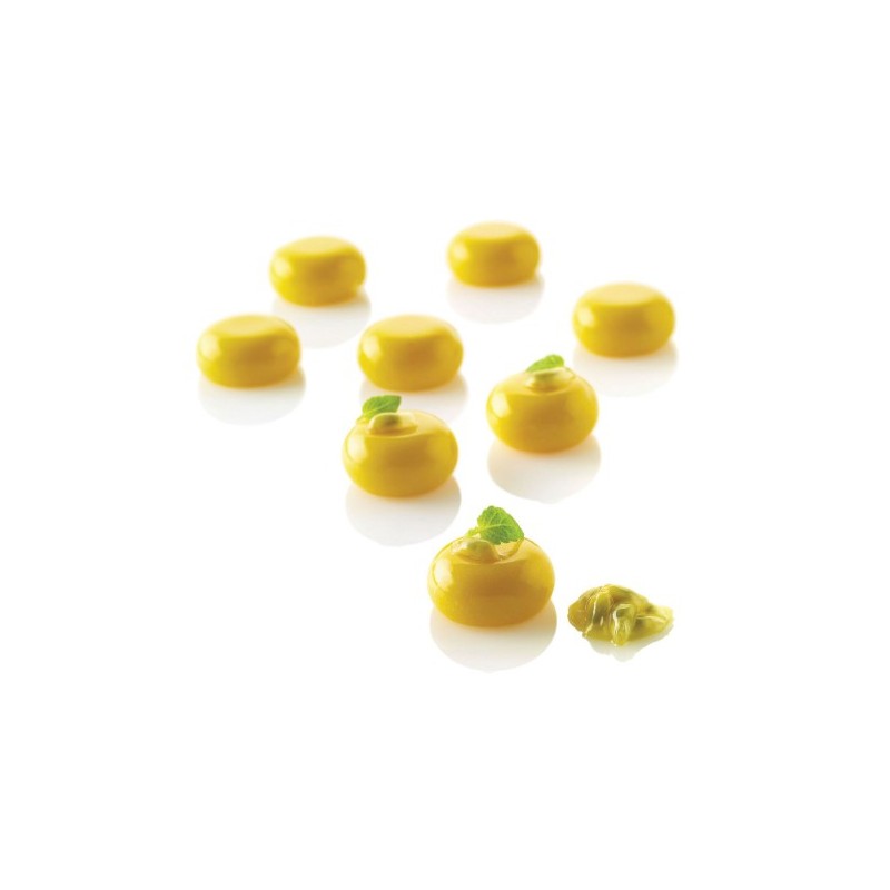 PLAQUE SILICONE 300X175 - 35 micro ronds bombés Ø 26xht13 mm - 5ml