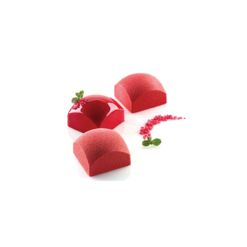PLAQUE SILICONE 300X175 - 8 carrés sphères 60x60xht39 mm - 110ml