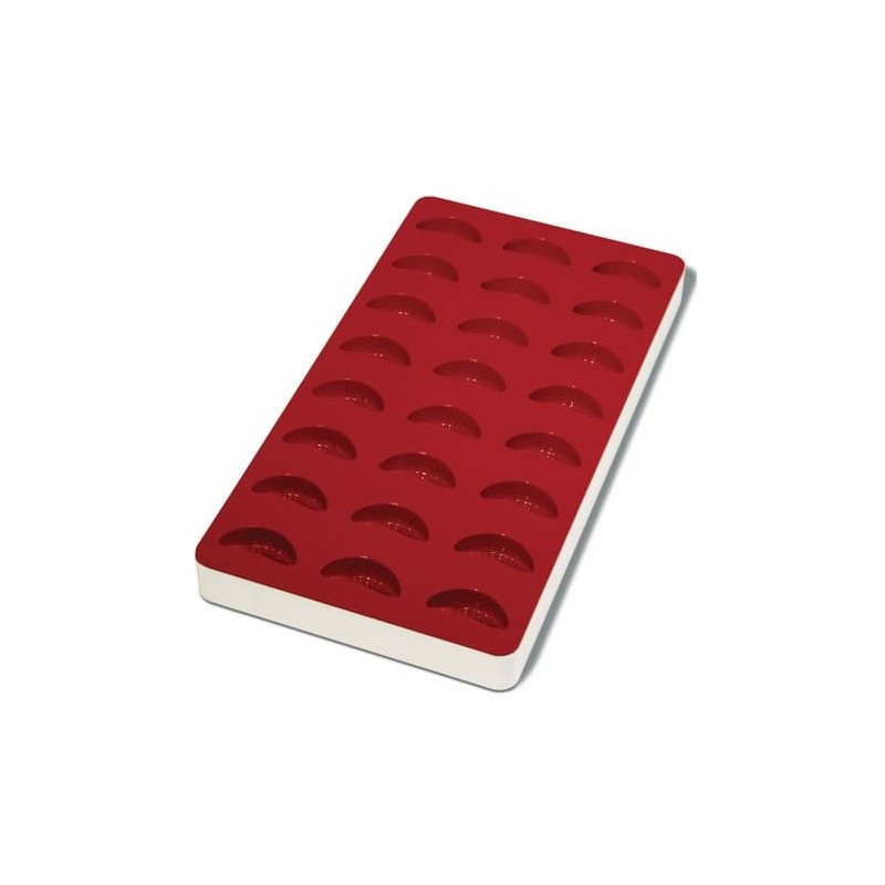 PLAQUE SILICONE 180X335 - Pâte de fruit mandarine 45x18xht15 mm - 7ml