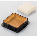 KIT PLAQUE SILICONE - 6 tartelettes carrées 80x80xht20 mm - 62ml
