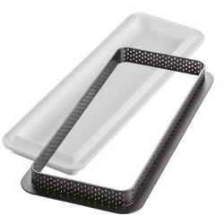 KIT MOULE SILICONE - 1 tarte rectangle 265x105xht20 mm - 332ml