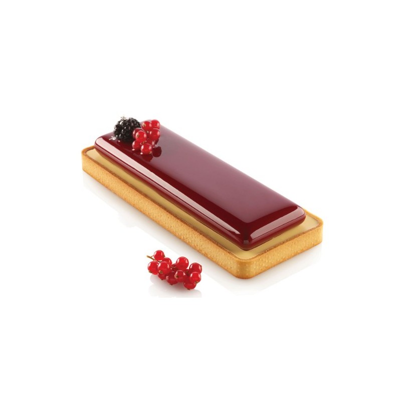 KIT MOULE SILICONE - 1 tarte rectangle 265x105xht20 mm - 332ml