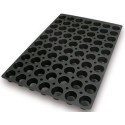 PLAQUE SILICONE 600X400 - 70 mini muffins Ø 45xht30 mm - 40ml