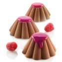 PLAQUE SILICONE 600X400 - 24 briochettes Ø 79xht35 mm - 84ml