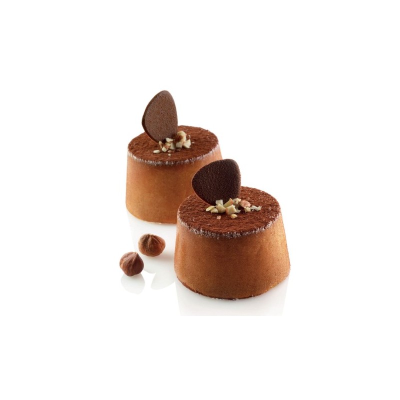 PLAQUE SILICONE 600X400 - 24 muffins Ø 69xht39 mm - 122ml