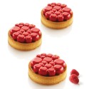KIT PLAQUE SILICONE - 6 tartelettes paradis Ø 80xht20 mm - 37ml