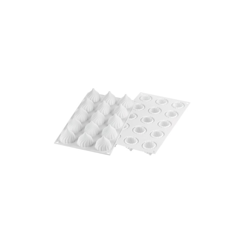 PLAQUE SILICONE 300X175 - 15 mini russian Ø 41.5xht45.5 mm - 30ml