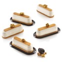 PLAQUE SILICONE 300X175 - 12 mini éclairs caroline 83x23xht21 - 30ml