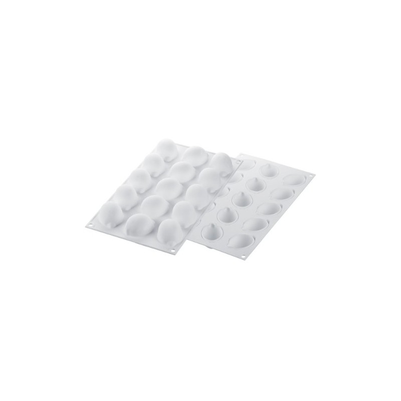 PLAQUE SILICONE 300X175 - 15 mini citrons 58x38xht27 mm - 30ml
