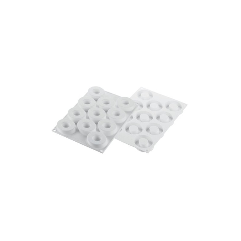 KIT PLAQUE SILICONE 300X175 - 11 loop Ø 52xht6 et 60xht13 mm