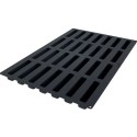 PLAQUE SILICONE 600X400 - 28 stripes éclairs 130x28xht28 mm - 95ml
