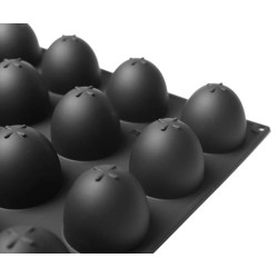 PLAQUE SILICONE 600X400 - 35 coupoles Ø 60xht58 mm - 110ml