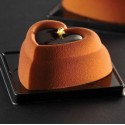 PLAQUE SILICONE 600X400 - 24 cœurs love 78x77xht34 mm - 110ml