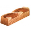 PLAQUE SILICONE 600X400 - 20 bandes twists 122x32xht33 mm - 100ml