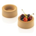 PLAQUE SILICONE 600X400 - 24 savarins ronds Ø 80xht35 mm - 120ml