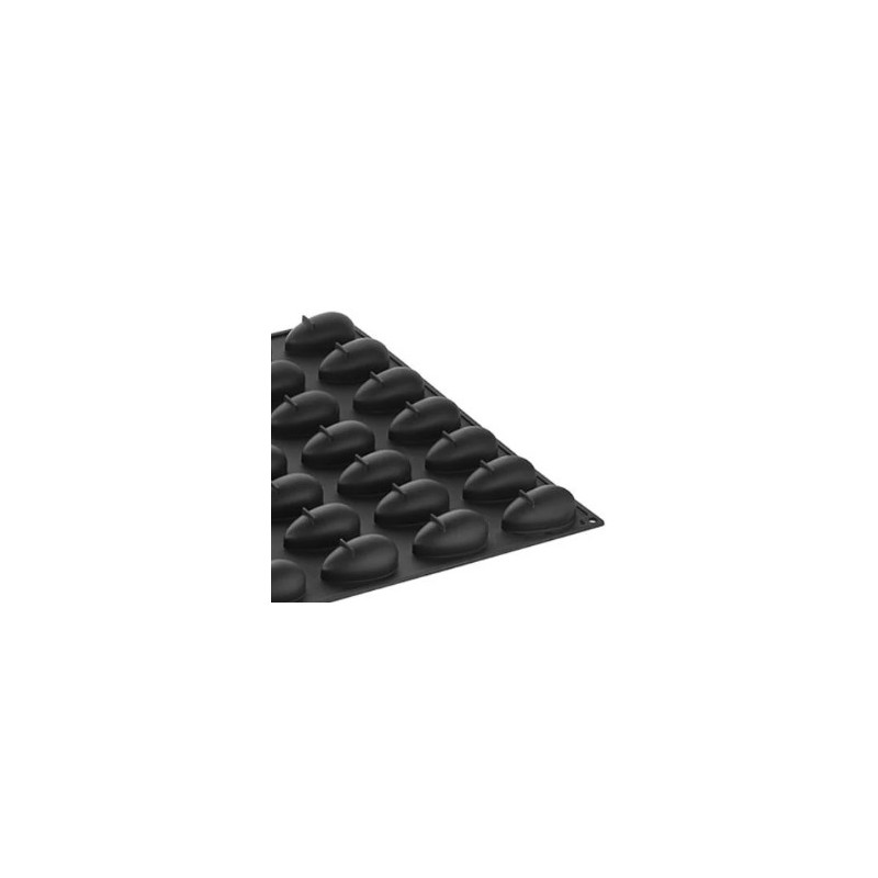 PLAQUE SILICONE 600X400 - 25 ovales 85x50xht43 mm - 100ml