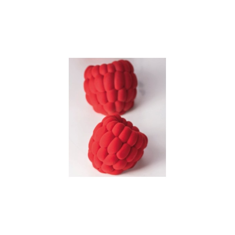 PLAQUE SILICONE 400X300 - 12 framboises 65x58xht54 mm - 95ml