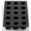 PLAQUE SILICONE 400X300 - 20 boutons de rose 56x54xht61 mm - 106ml