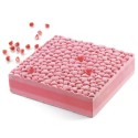 PLAQUE RELIEF SILICONE - Motif ceurs 585x385 mm