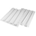 PLAQUE SILICONE 388X288 - 4 moules galaxy 375x42xht42 mm - 2000ml