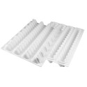 PLAQUE SILICONE 388X288 - 4 moules trilogy 375x46xht51 mm - 2000ml