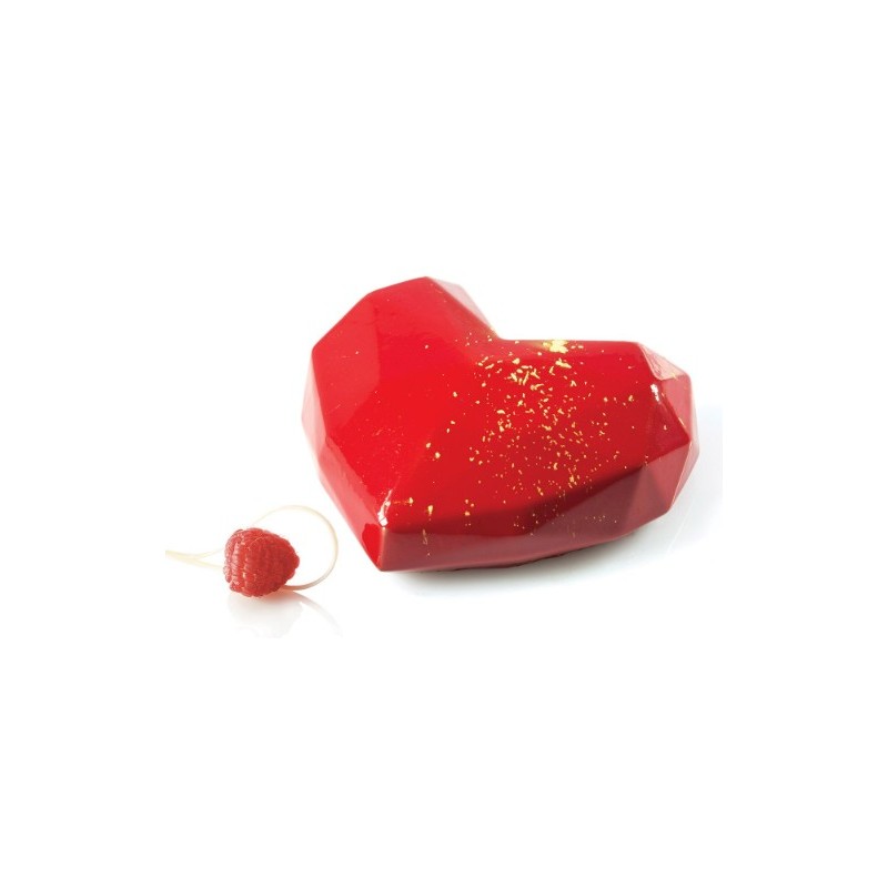 KIT MOULE SILICONE - 1 cœur origami 150x135xht55 mm - 600ml