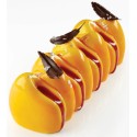 MOULE SILICONE BUCHE - Décor canyon 250x85xht80 mm - 1150ml