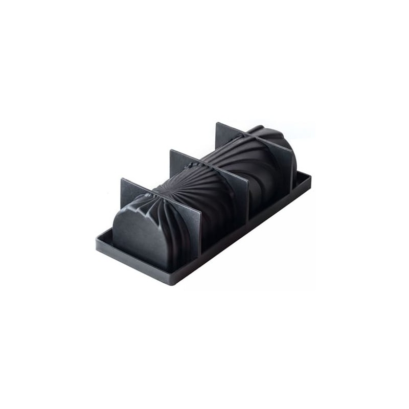 MOULE SILICONE BUCHE - Décor locomotive 250x88xht106 mm - 1435ml