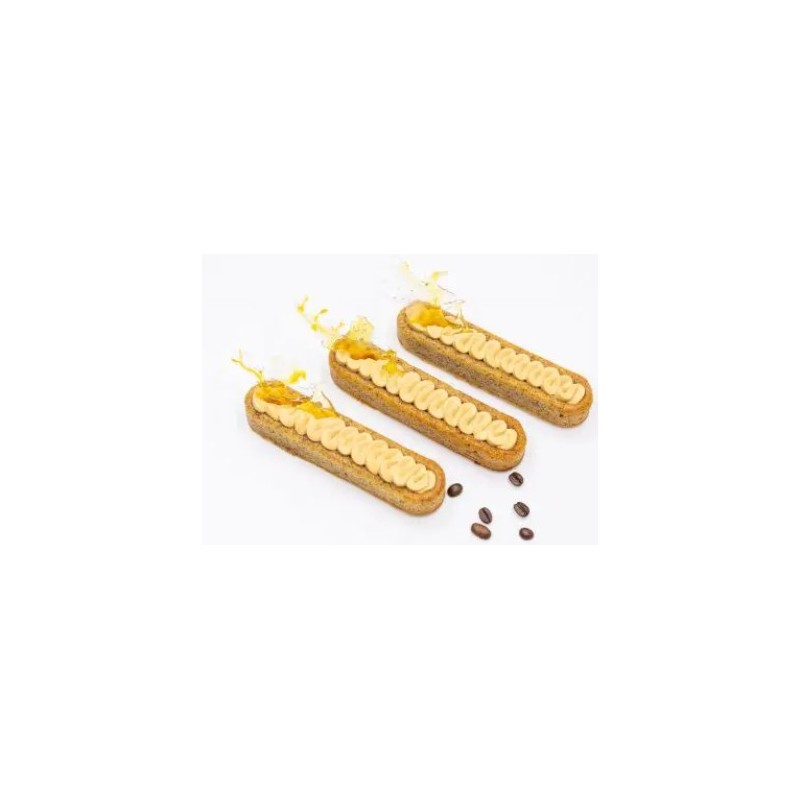 PLAQUE SILICONE 600X400 - 24 tartes fingers 145x33xht20 - 63ml